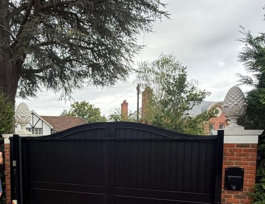 Bespoke aluminium gates in Cobham Surrey