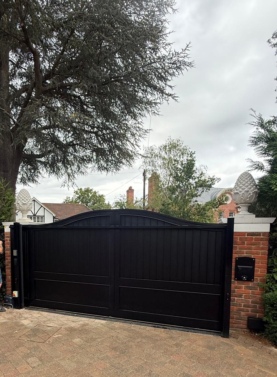 Bespoke aluminium gates in Cobham Surrey